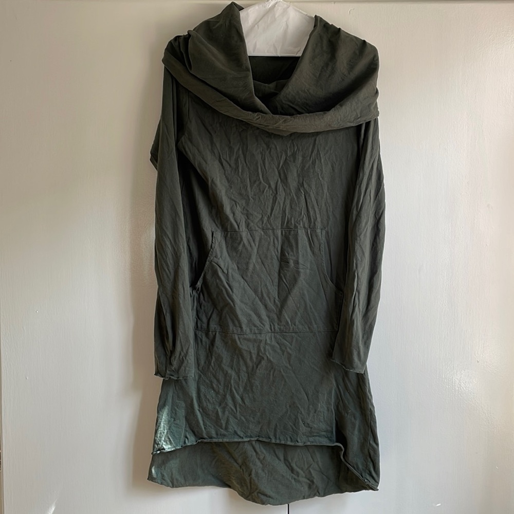 Una Pluma hippy hooded dress size large